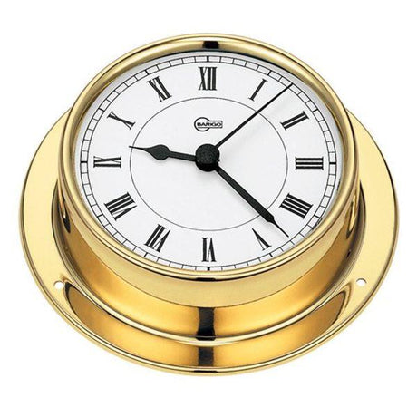 Barigo Clock Brass 85mm Dial (110 x 32mm) - PROTEUS MARINE STORE