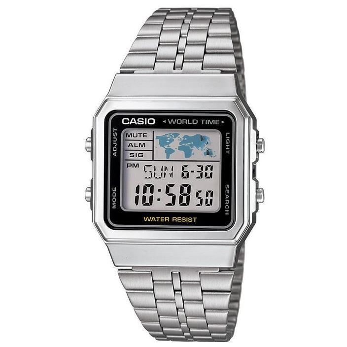 Mens Digtial Watch with World Time