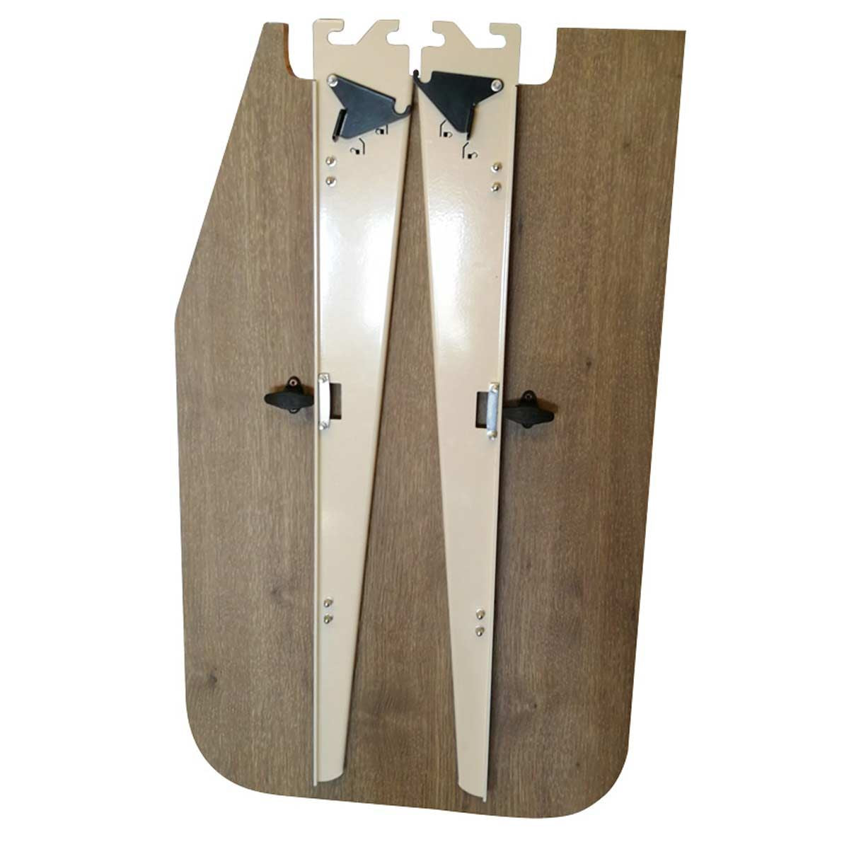 Wall Mounted Adjustable Table Support with Removable Brackets