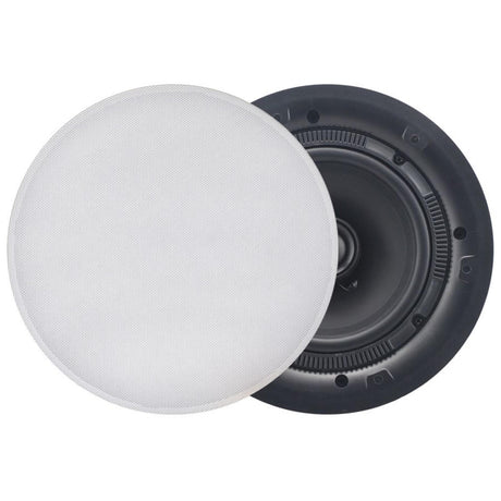 Fusion MS-CL602 6" 2 Way in Ceiling Marine Speakers 120W - White - PROTEUS MARINE STORE