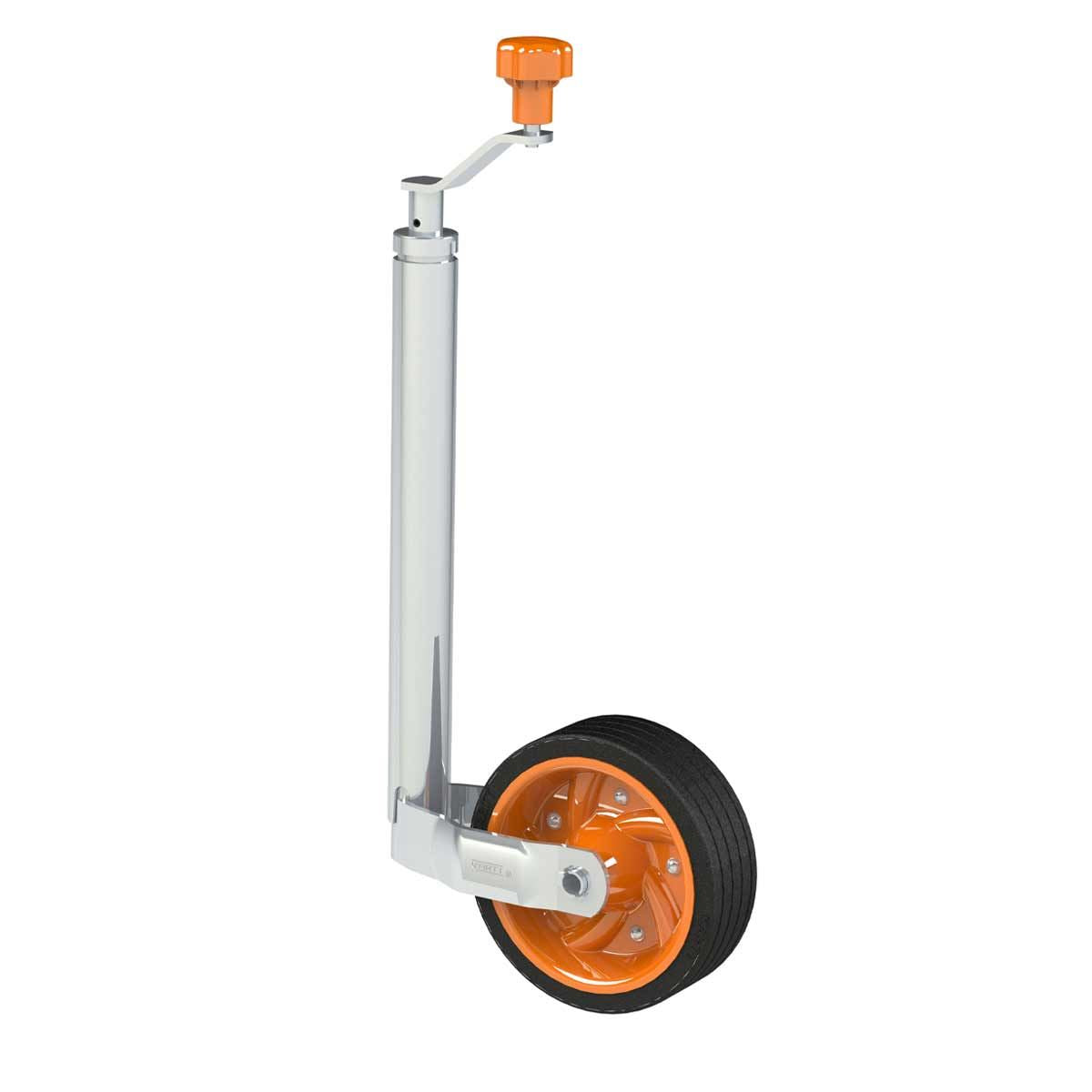Kartt Ultimate Caravan Jockey Wheel with Turn-Lok (48mm Shaft) InUK