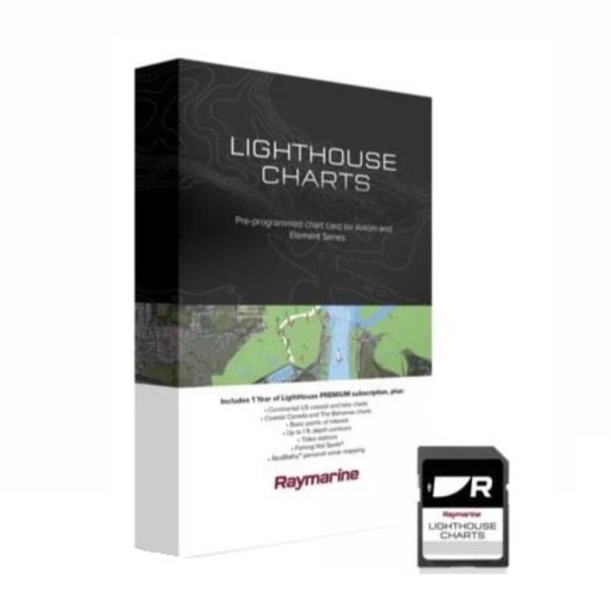 Raymarine Element 7S 7" Marine Navigation Display with Western European Lighthouse Chart