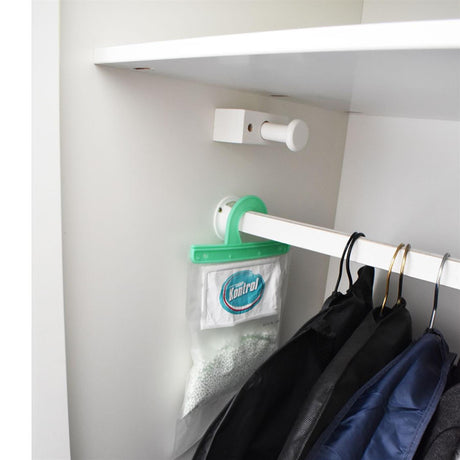 Kontrol Hanging Dehumidifier Wardrobe Moisture Trap Absorbs Damp Linen Scent