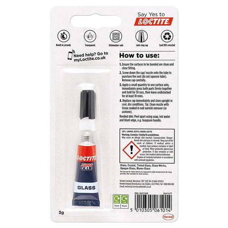 Colle glue liquide Super glue 3 pure gel LOCTITE, 3 g