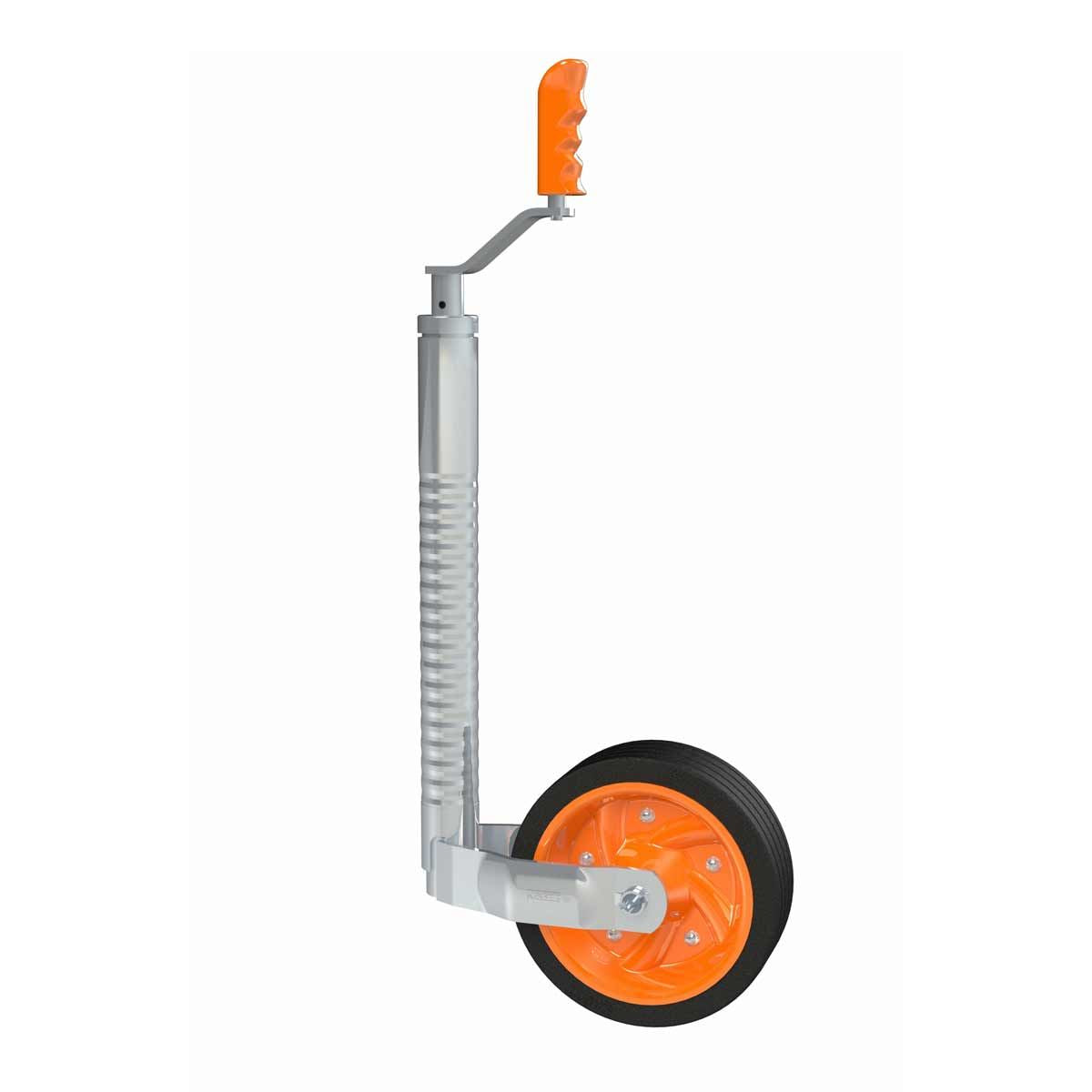 Kartt Ultimate Caravan Jockey Wheel with Turn-Lok (48mm Ribbed Shaft) InUK