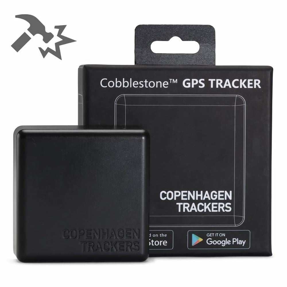 Copenhagen Trackers Cobblestone GPS Tracker - Shockproof Black