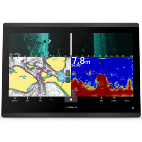 Garmin GPSMAP 1623xsv 16" MFD Marine Chartplotter & Sonar, Worldwide Basemap, IPX7