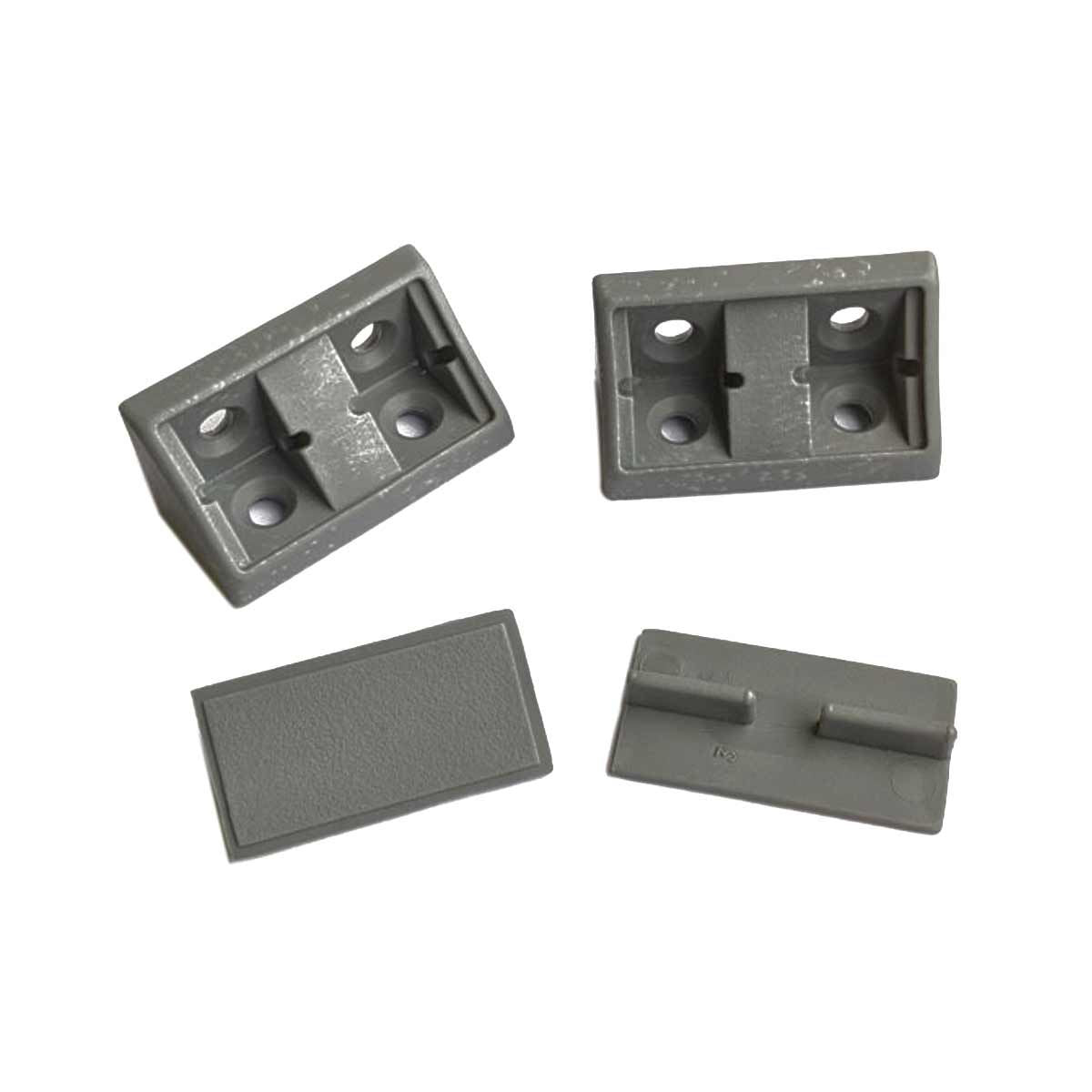 AG Double Corner Joint Body and Lid in Grey