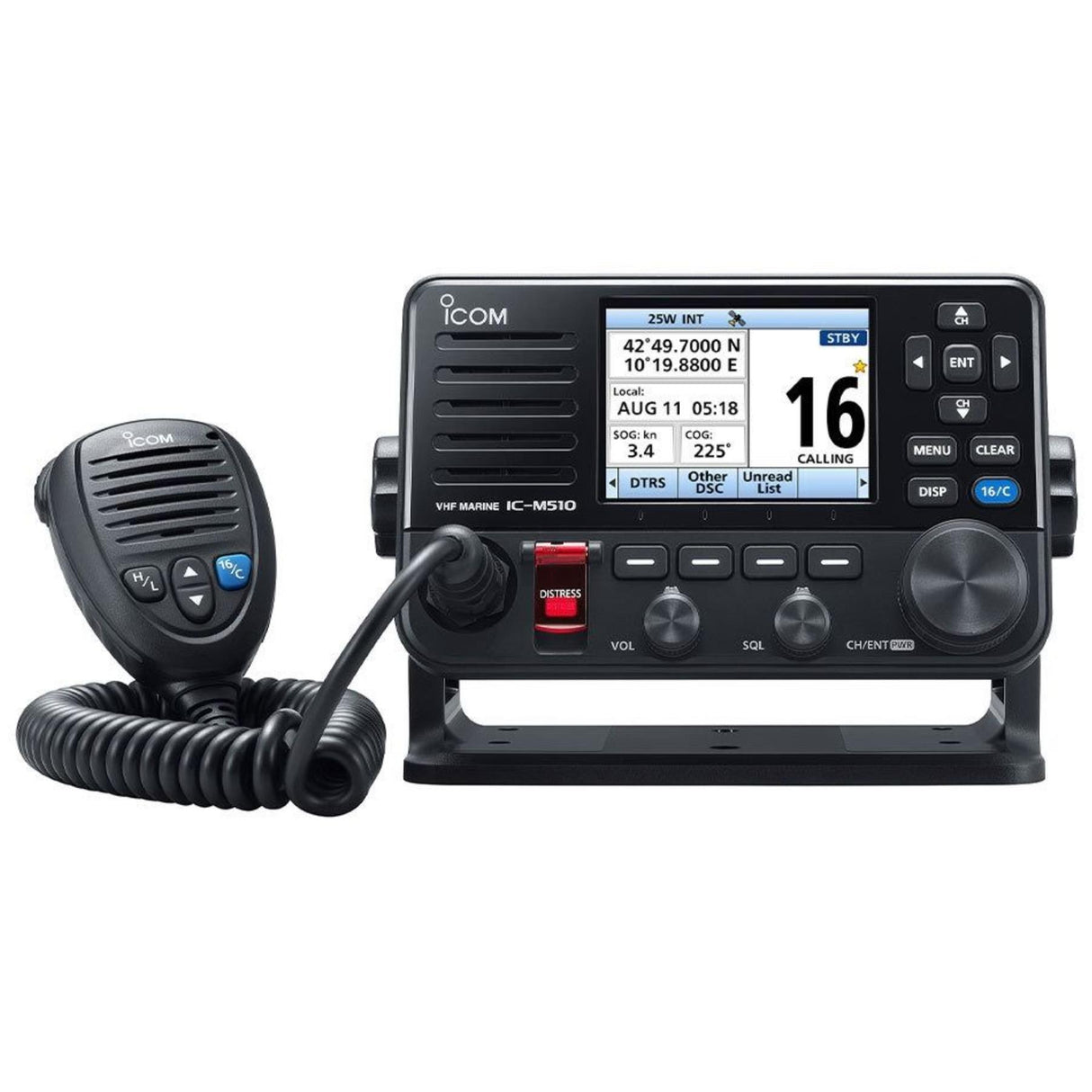 Icom IC-M510 Marine VHF DSC Radio with Smartphone Control