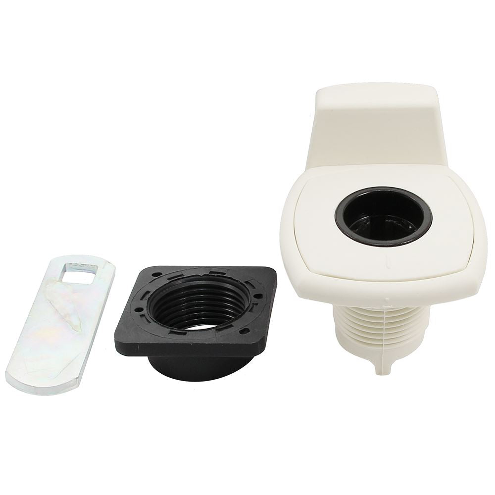 Zadi Push Outer Lock System with Lift Handle White For Caravan / Motorhomes
