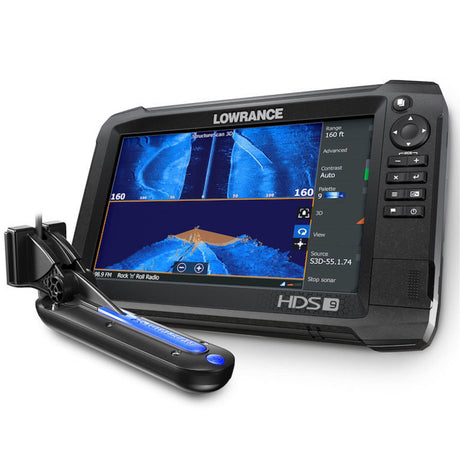 Lowrance HDS 9 Carbon Marine Fishfinder / Chartplotter with TotalScan Transducer