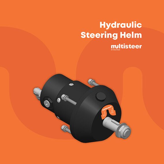 Flush Mount Hydraulic Helm Pump 16 cc / 0.9 ci