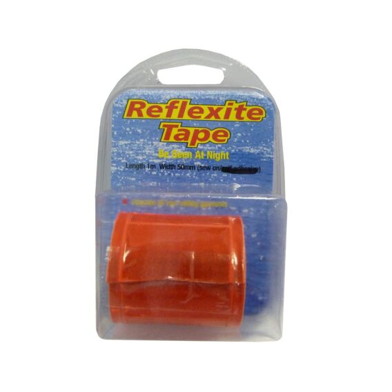 1M X 50MM Red Reflexite Fd 1403 (Solas/Dti Approved) & Grid Pattern Tape
