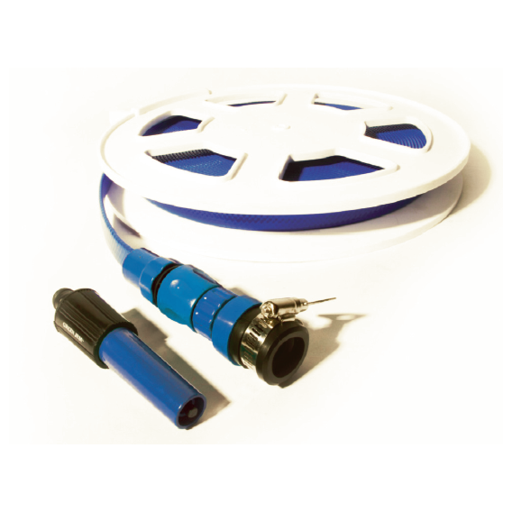 20M Marine Layflat White/Blue Reel