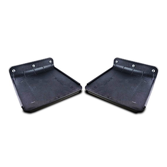 Black 8" x 8" Plates / Dynamic Hinge, Polypropylene