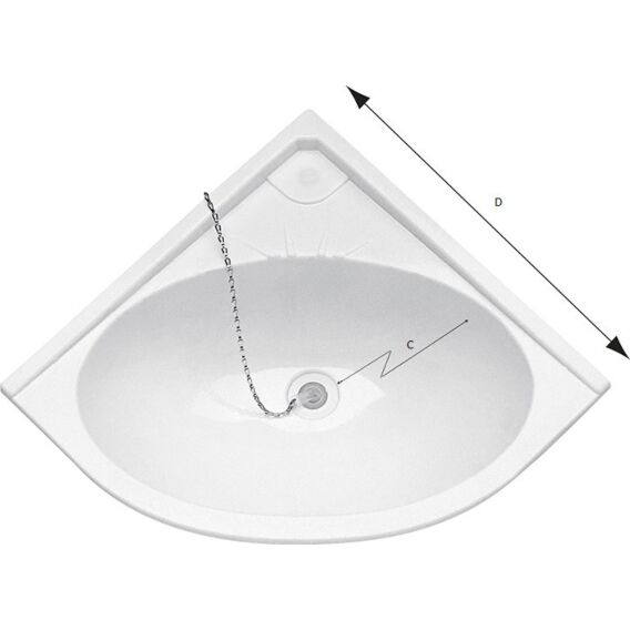 Angle Washbasin