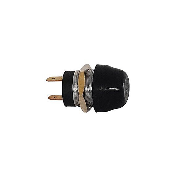 Push-Button Plastic Black Chr.Br 20a