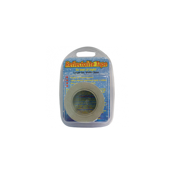 5m X 19mm White Reflectolite