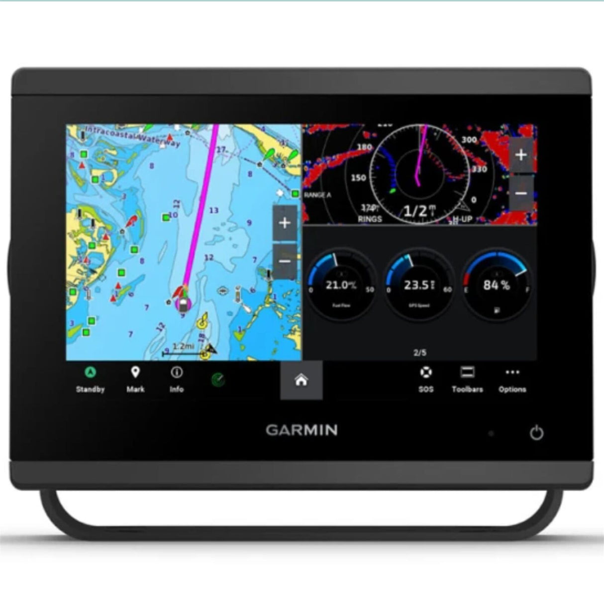 Garmin GPSMAP 723 - 7 Inch Marine ChartPlotter Only, Worldwide Basemap