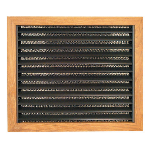 Teak Return Air Grille 250x150 mm (10x6")