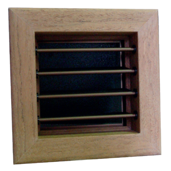 Teak 4 way Supply Grille, 200x100 mm (8x4")