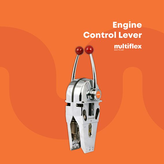 Top Mount Control Lever for Twin Engines