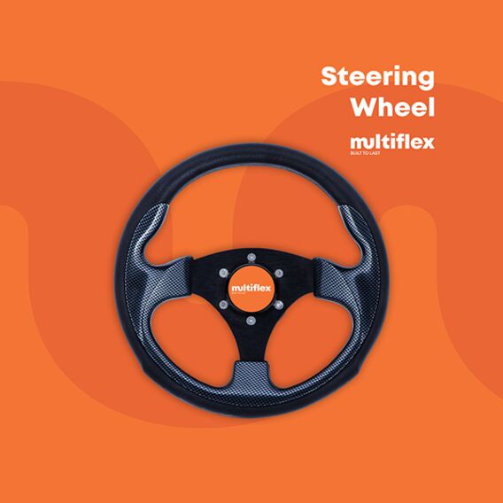 Zeta Sports Black Steering Wheel