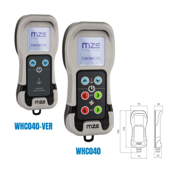 Radio Chain Counter for Windlass & Thruster Control (Touchless Charge)