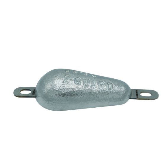 Aluminium Pear shaped Hull Anode 0.86 Kgs Nominal Net Weight