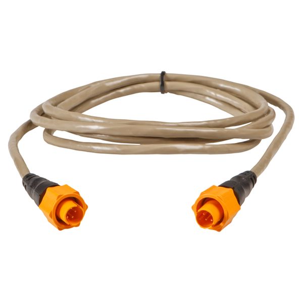 Navico Ethernet Cable Yellow 5-Pin Male-Male 7.6m (25ft) - PROTEUS MARINE STORE