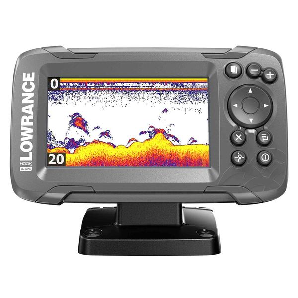 Lowrance HOOK2 4x Fishfinder with Bullet Skimmer Transducer and GPS Plotter - PROTEUS MARINE STORE