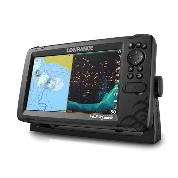 Lowrance HOOK Reveal 9 Display Fishfinder with Tripleshot ROW Transducer