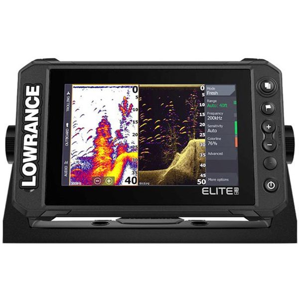 Lowrance Elite FS 7 Fishfinder with xSonic HDI M/H 455/800 Transducer (ROW) - PROTEUS MARINE STORE