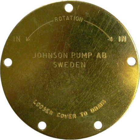 Johnson End Cover F8/ F9B/ F95B 117mm Diameter 5-Hole - PROTEUS MARINE STORE