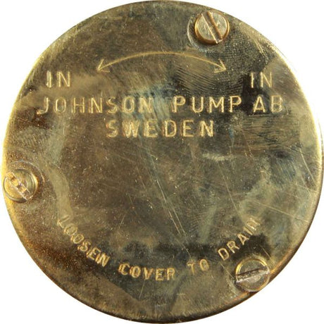 Johnson End Cover F3B-19 65mm Diameter 3-Hole - PROTEUS MARINE STORE