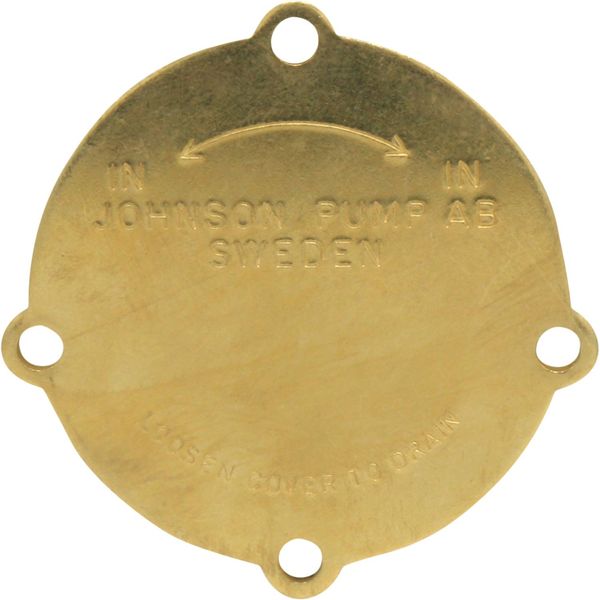 Johnson End Cover F5B/ F6B-9 75mm OD 4-Hole - PROTEUS MARINE STORE