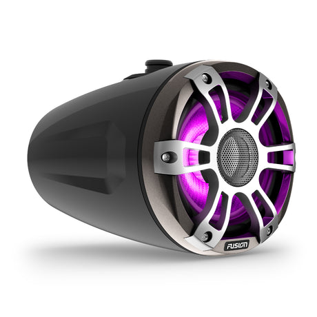Fusion SG-FLT883SPW 8.8" 3i CRGBW LED Wake Speakers 330W - Sports Grey - PROTEUS MARINE STORE