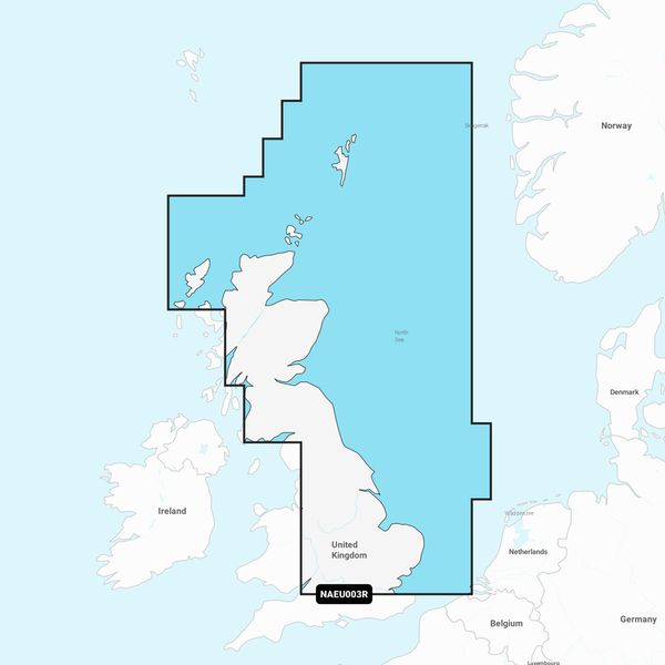 Navionics + NAEU003R Great Britain, Northeast Coast - Regular - PROTEUS MARINE STORE