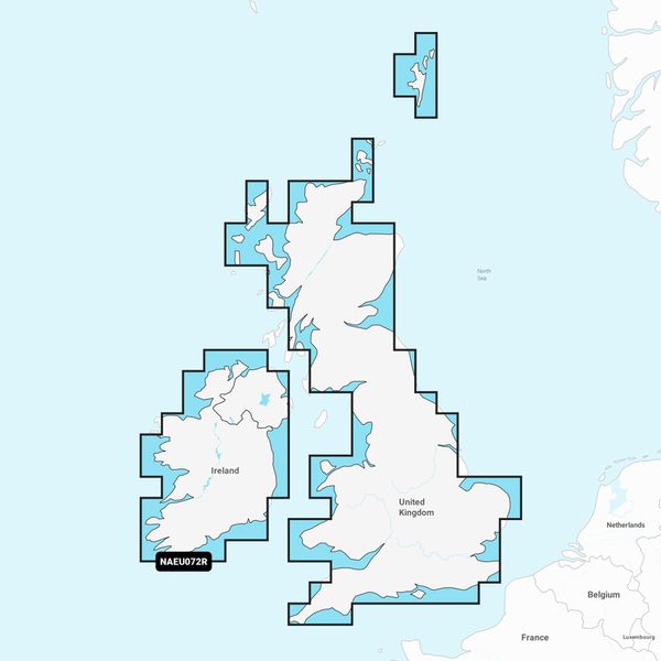 Navionics + NAEU072R U.K. & Ireland Lakes & Rivers - Regular - PROTEUS MARINE STORE