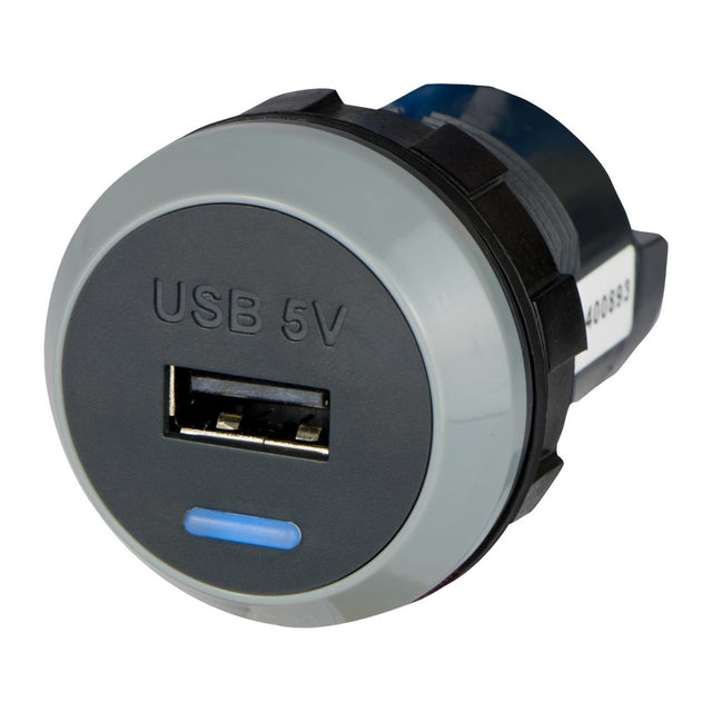 Alfatronix IP65 Powerverter Single USB Outlet - Rear Fit - 2.1A - PROTEUS MARINE STORE