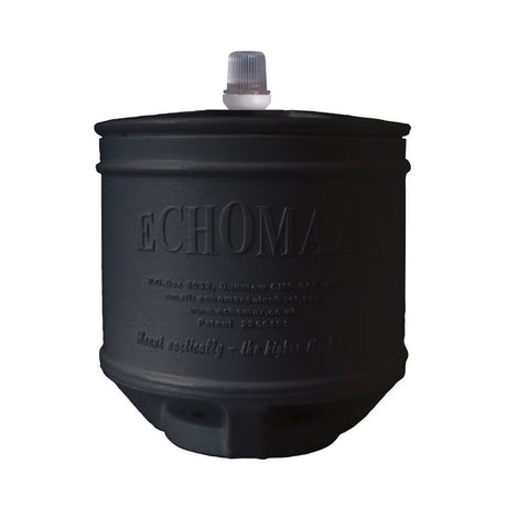 Echomax EM230 Compact Radar Reflector - Black with Lalizas White Light - PROTEUS MARINE STORE
