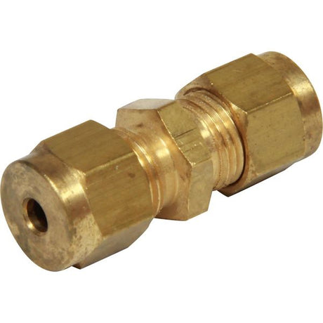 AG Brass Straight Coupling 1/8" x 1/8" - PROTEUS MARINE STORE
