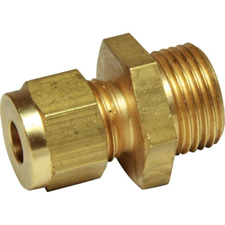 AG Brass Male Stud Coupling 1/4" x 3/8" BSP - PROTEUS MARINE STORE
