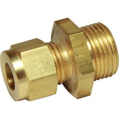 AG Brass Male Stud Coupling 5/16" x 3/8" BSP - PROTEUS MARINE STORE