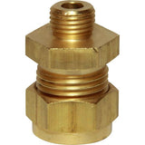 AG Brass Male Stud Coupling 1/2" x 1/4" BSP - PROTEUS MARINE STORE