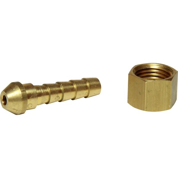 Wade Brass Hose Tail Connector 1/4" BSP Nut to 1/4" Spigot - PROTEUS MARINE STORE