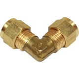 AG Brass Equal Elbow Coupling 1/4" x 1/4" - PROTEUS MARINE STORE