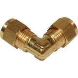 AG Brass Equal Elbow Coupling 5/16" x 5/16" - PROTEUS MARINE STORE