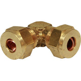 AG Brass Equal Elbow Coupling 3/8" x 3/8" - PROTEUS MARINE STORE