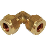 AG Brass Equal Elbow Coupling 1/2" x 1/2" - PROTEUS MARINE STORE